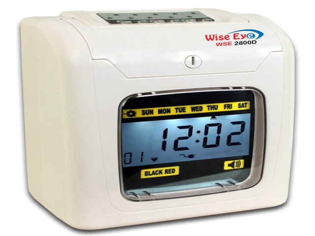 Máy chấm công WISE EYE WSE-2800D - sự lựa chọn hoàn hảo cho các xưởng sản xuất Máy chấm công WISE EYE WSE-2800D - sự lựa chọn hoàn hảo cho các xưởng sản xuất