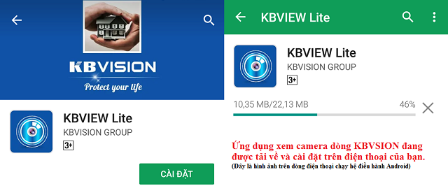 Cách xem lại Camera giám sát trên điện thoại bằng ứng dụng KBVIEW Lite