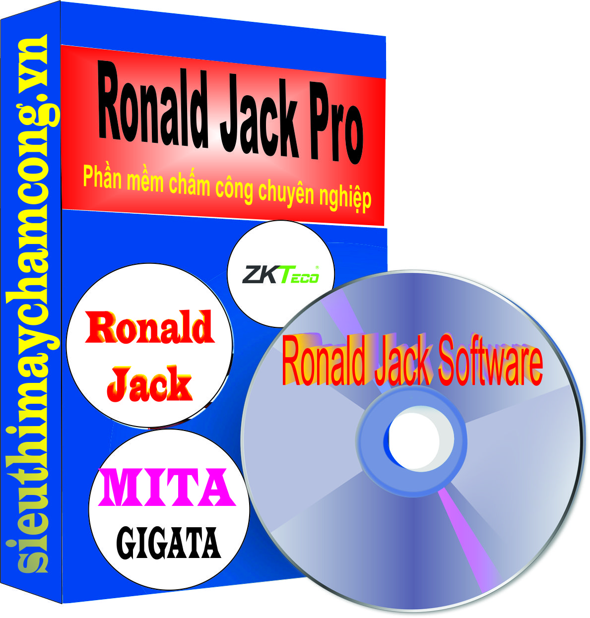 [Tải về] Cài đặt phần mềm máy chấm công Ronald Jack mới nhất (V2-V5, Ronald Jack pro,...) 2
