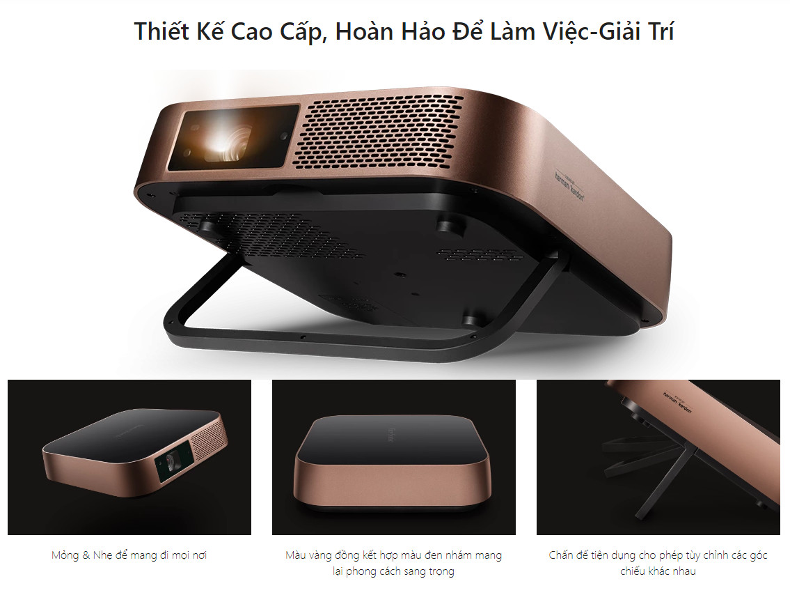 Máy chiếu Mini Viewsonic M2 2 Tổng Quan Thiết Kế Viewsonic M2