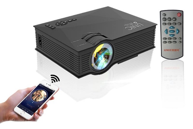 Top 5 Model Máy Chiếu Dưới 5 Triệu Đáng Mua Dùng Tốt Nhất 9 May-chieu-mini-unic-uc46-wifi